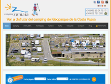 Tablet Screenshot of campingzumaia.com
